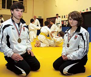 National honours for judo pair