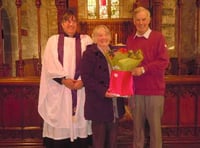 Lydford churchwarden Barbara Weeks retires after 28 years