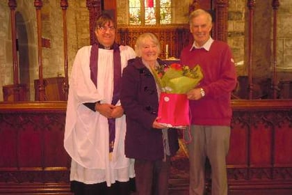 Lydford churchwarden Barbara Weeks retires after 28 years