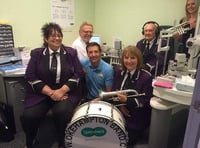 Excelsior band are banging the drum for good hearing health