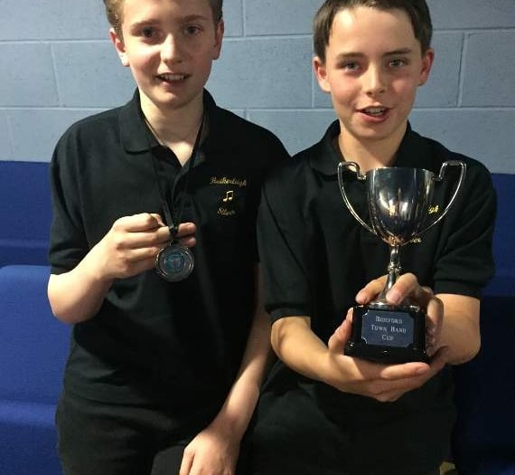 Prizes for Hatherleigh Silver Band's young musicians