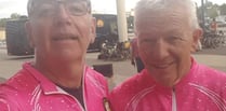 Intrepid Matt and Paul follow Exeter Chiefs to France in charity cycle