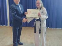 Tae Kwon-Do students earn their rewards