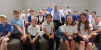 Bow Primary School pupils visit Westminster