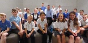 Bow Primary School pupils visit Westminster