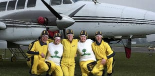 Hatherleigh parents and teachers do skydive for school's outdoor area