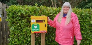 Lifesaving defibrillator installed at park homes community near Okehampton