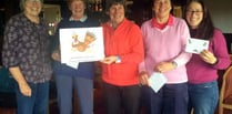 Ladies on turkey trot men in Stableford