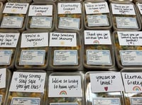 Meals with a message for NHS heroes