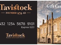 A gift card has been launched to boost Tavistock high street