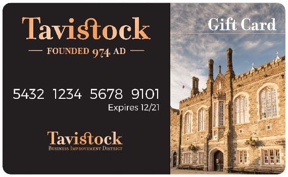 A gift card has been launched to boost Tavistock high street