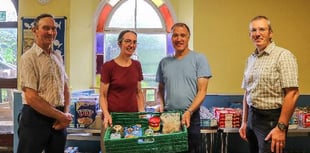 Okehampton Foodbank heroes to hand over the mantle