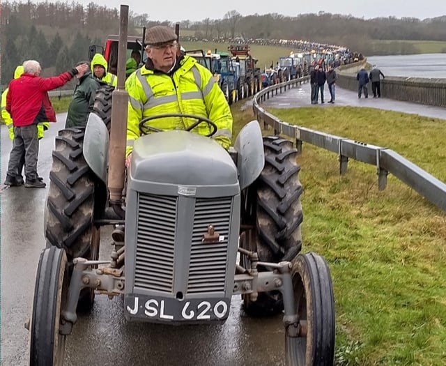 Almost 100 tractors take part in charity event