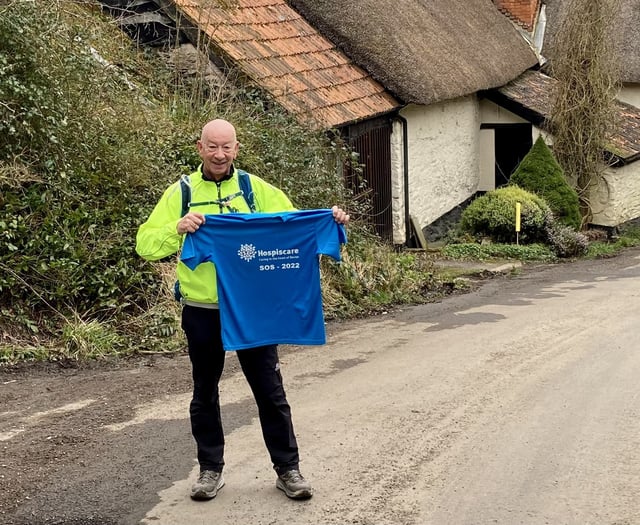 Devon man crosses Dartmoor in  300-mile walk for charity