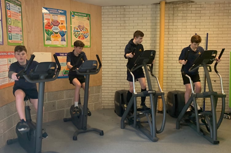 new cardio suite at Okehampton College