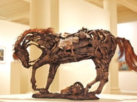 Sculptor’s war horse going on display in Iddesleigh to help Ukraine