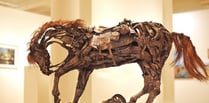 Sculptor’s war horse going on display in Iddesleigh to help Ukraine