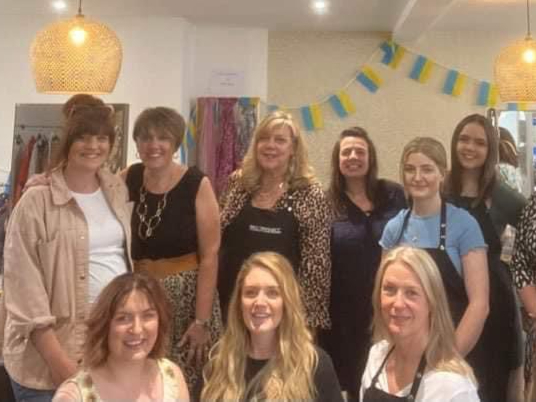 Afternoon tea at Quinns Hairdressing in Okehampton