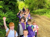 Mary Tavy’s walking bus is a great success