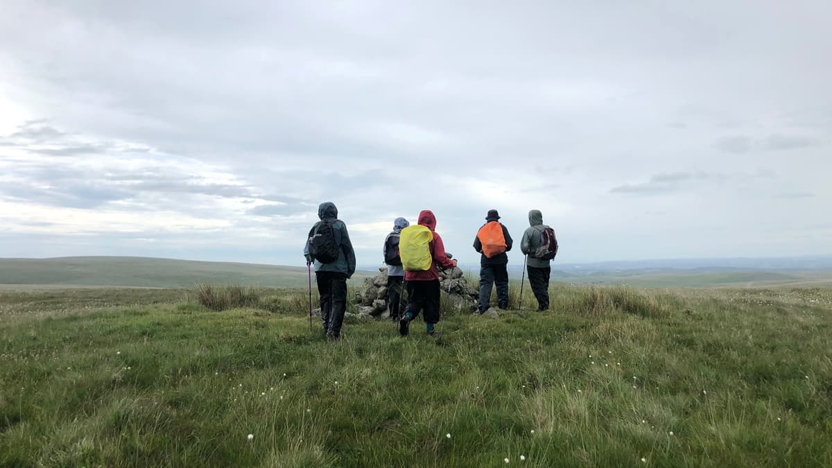 Okehampton Ramblers brave weather to visit Ducks Pool Letterbox ...