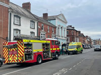 Crediton High Street currently closed due to serious incident
