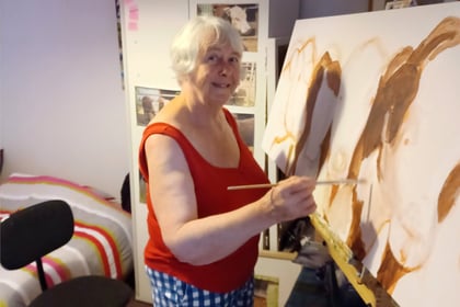 Self taught painter is on the art trail