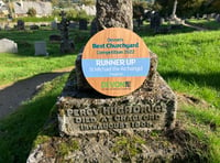 Chagford church is runner up in best churchyard competition