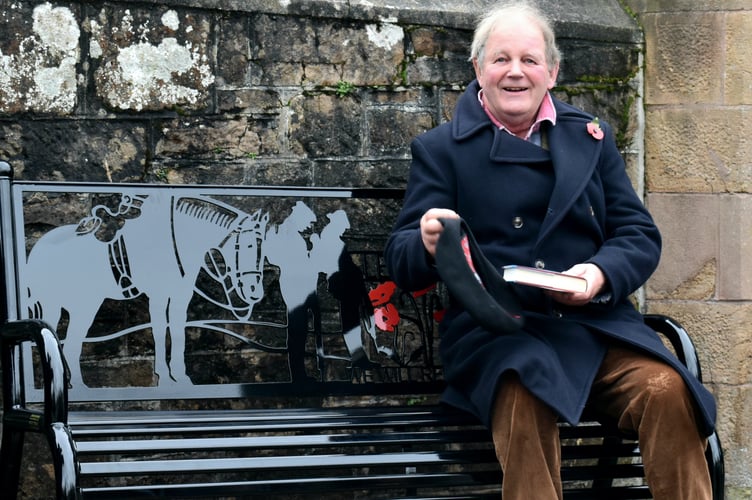 Michael Murpurgo memorial bench Hatherleigh