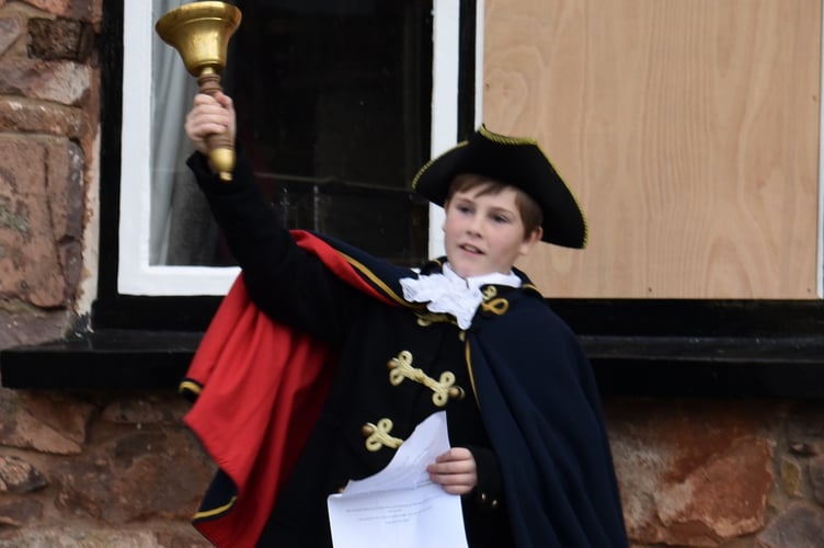 Harry Lewis - Hatherleigh’s Junior Town Crier Carnival 2022