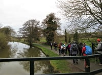 Okehampton Ramblers walk the Bude Canal