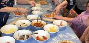 Okehampton Make Lunch Club celebrates first anniversary with pizza