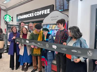 Michael Morpurgo and wife unveil new book vending machine at Exeter