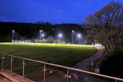 New football pitch floodlights for Okehampton Argyle