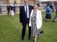 Palace visit for two Okehampton couples