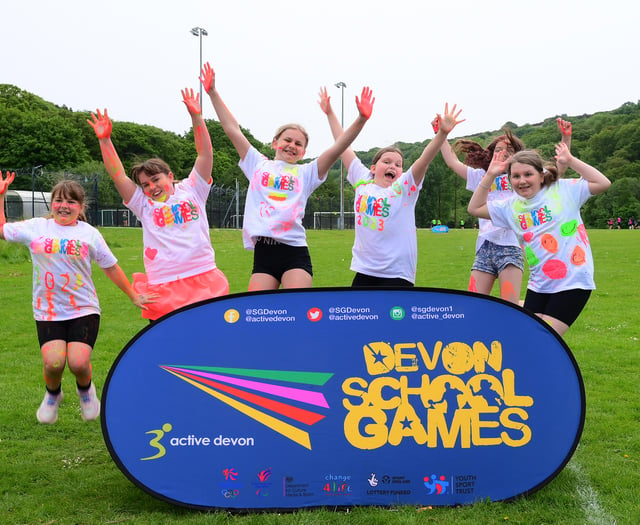 Girls celebrate fitness with Neon Run fun day