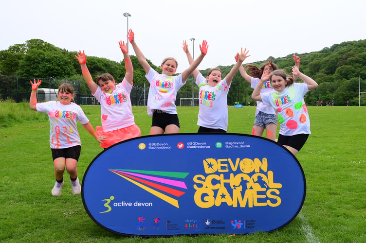  during the Neon Run Celebration Event at Simmonds Park, Okehampton on 23 May 2023. Photo: Tom Sandberg/PPAUK