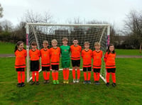 Local housebuilder sponsors Winkleigh Primary School football team