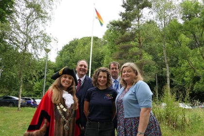 Borough council flies Pride flag
