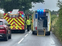 Serious road accident closes A377 near Crediton
