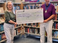 Okehampton Hamlets donates to new okebookfest event 