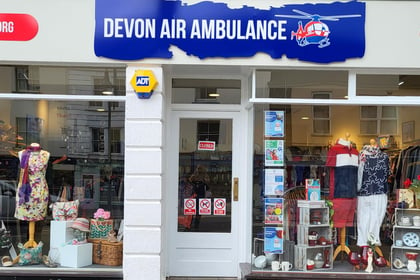 Devon Air Ambulance shop flies to new location in town