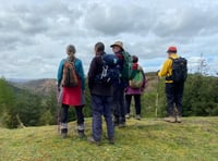 Okehampton ramblers explore Iron Age forts