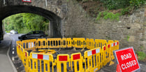 Tavistock road closure after flood