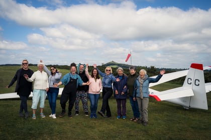 Women soar to the skies with gliding club