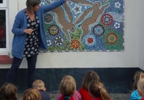 Mosaic unveiled at village school