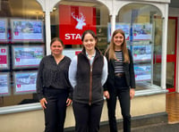 Students on summer placement with Stags