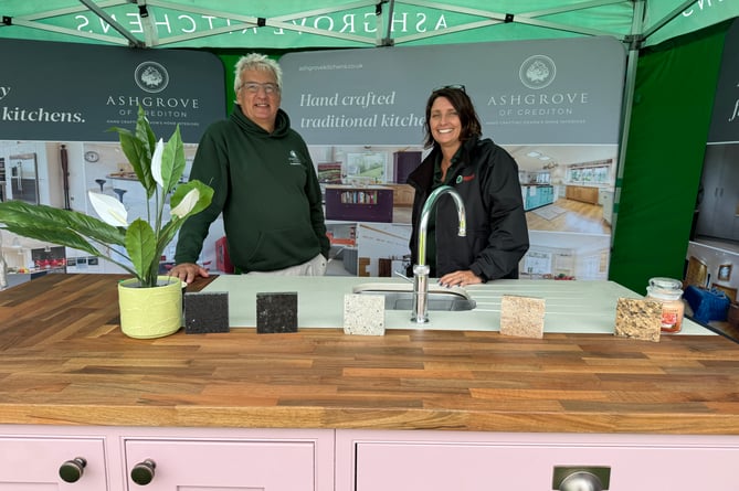 Ashgrove Kitchens of Crediton had a stand promoting kitchens and bedrooms.  AQ 9371
