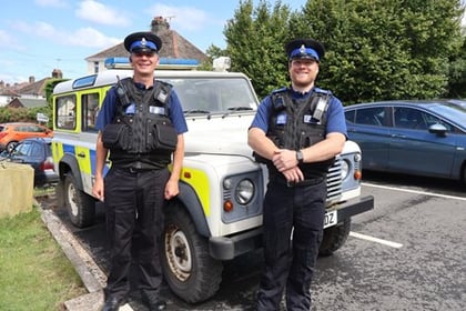 New police officers meet the public in Okehampton and Chagford