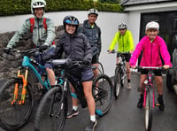 Girl's 100-mile ride for pal with cancer