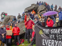 Wild camping protest on tor ahead of court case